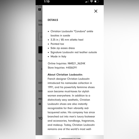 Christian Louboutin condors booty 85 - Picture 3 of 16